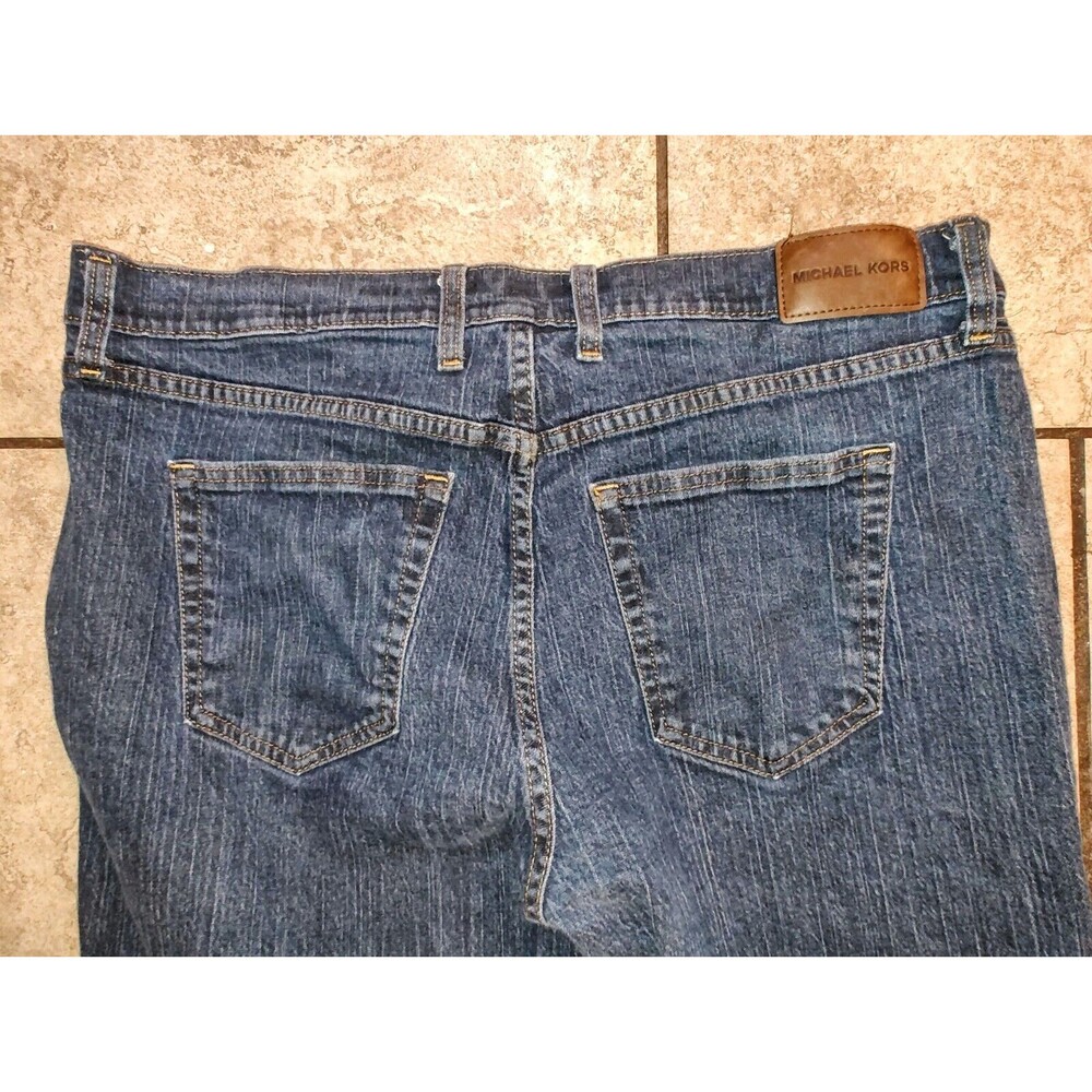 Men's Michael Kors Jeans Parker Slim Fit Stretch Size 38x34 MK Designer Cotton - Picture 10 of 10